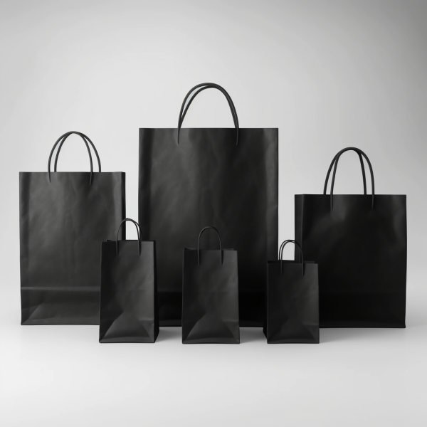 collection of twisted handle paper bag