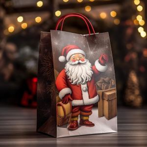 cute Christmas paper bag