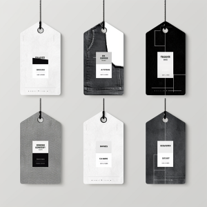 apparel hang tags collection