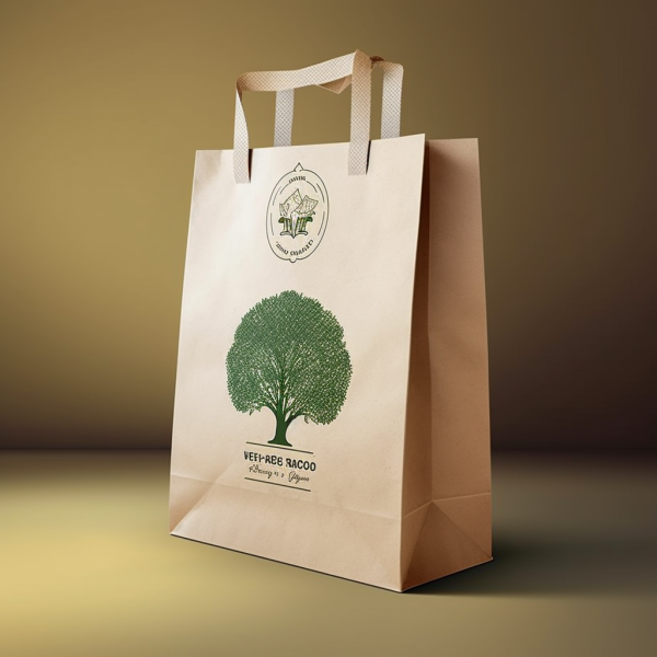 paper bag with logo