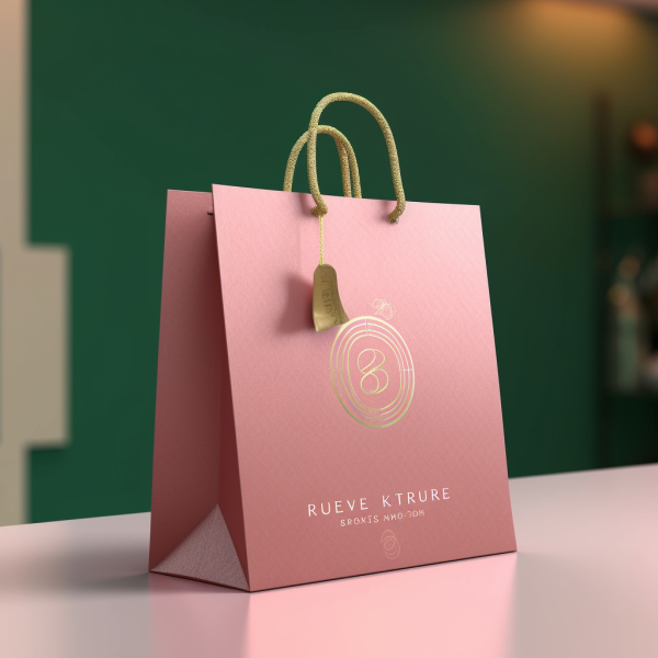 luxury paper bag with logo