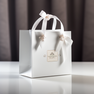 elegant paper gift bag