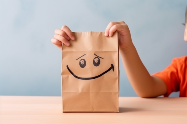 cute paper grocery bag