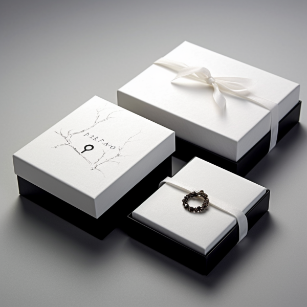 paper jewelry boxes set