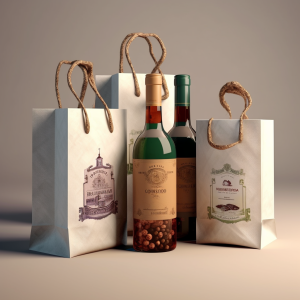 wine paper bag collection