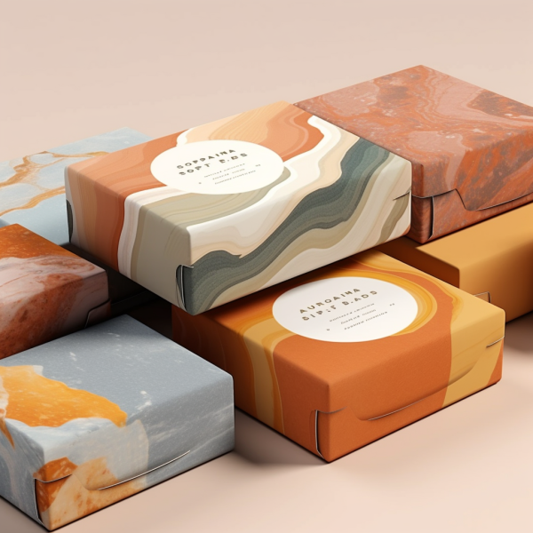 fashion eco friendly soap packaging