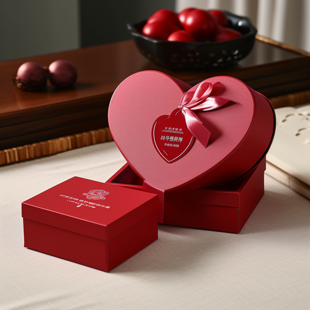 VALENTINE’S DAY PACKAGING with heart box