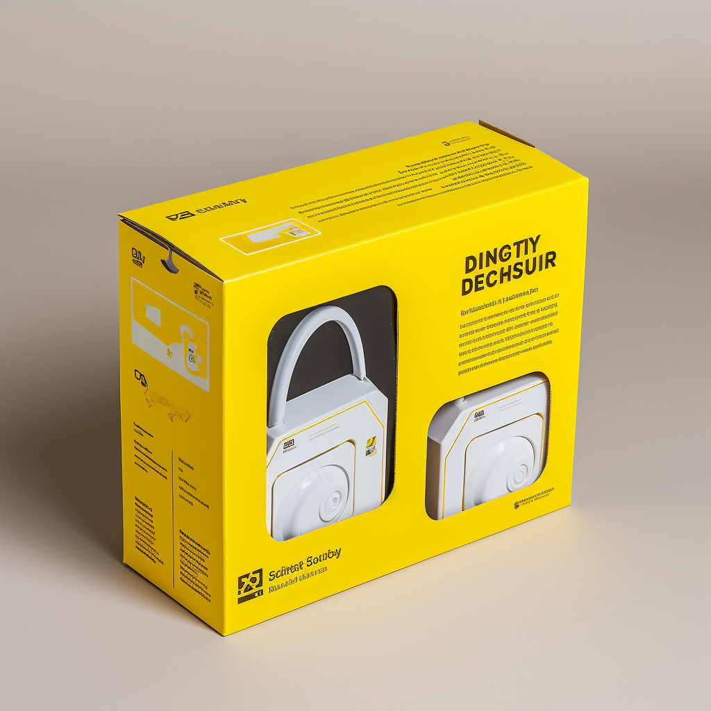 yellow Electronic Packaging Box