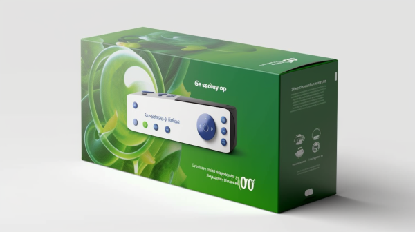 green Electronic Packaging box