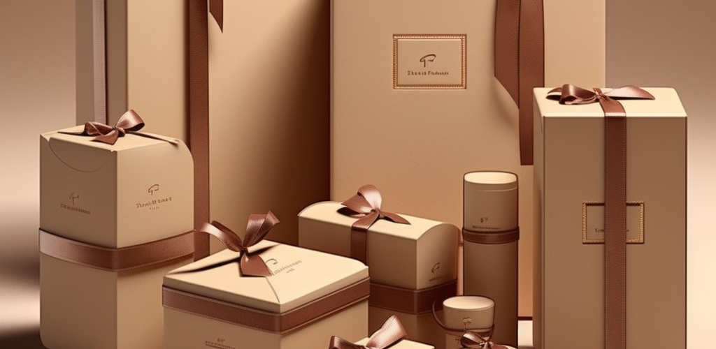 nice set of luxury retail packaging