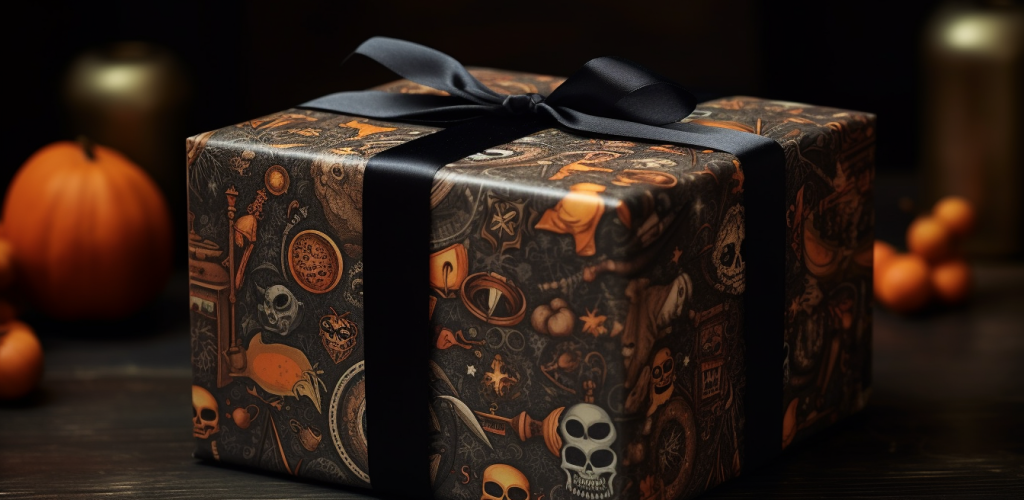 a nice box of halloween packaging