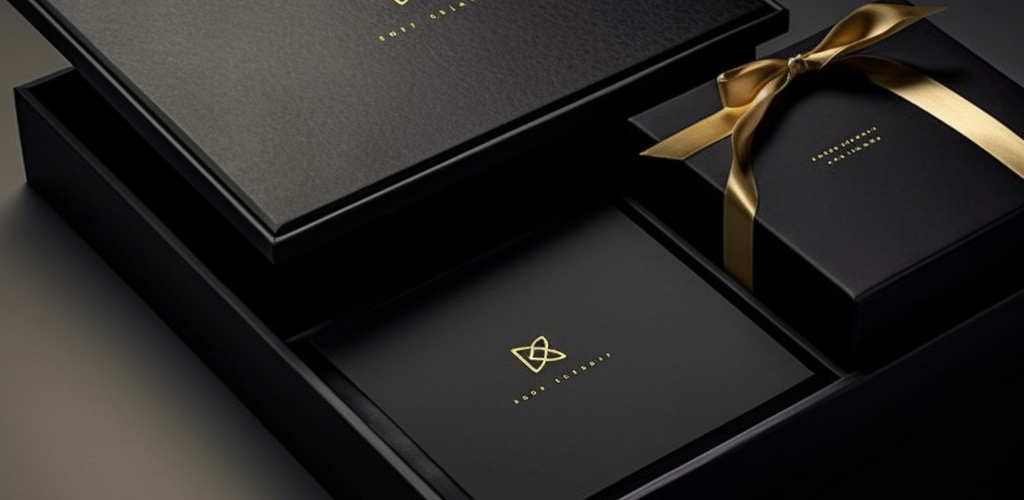 set of luxury packaging