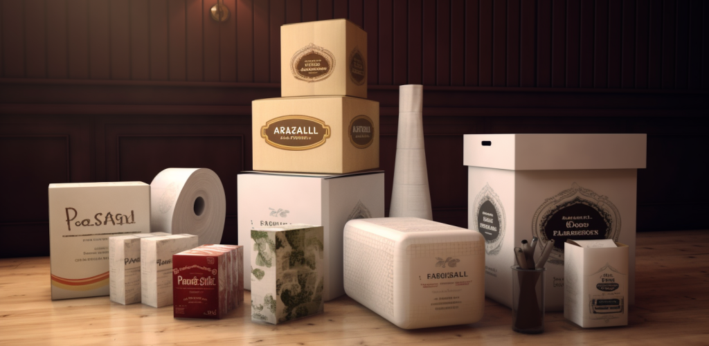 collection of paper boxes