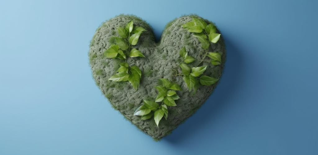 a green heart